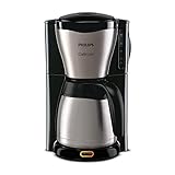 PHILIPS Filterkaffeemaschine Café Gaia, Schwarz, 1,3 L Fassungsvermögen