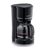 SEVERIN Filter-Kaffeemaschine, Glaskanne, für bis zu 10 Tassen, schwarz